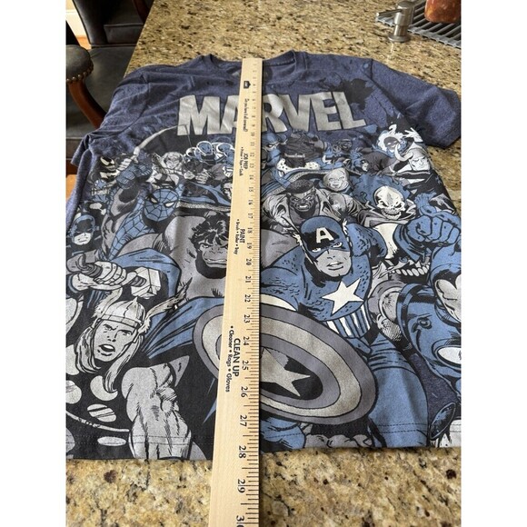 Marvel Comics Avengers T-Shirt Mens/Ladies  Large Gray Cotton - Picture 2 of 6